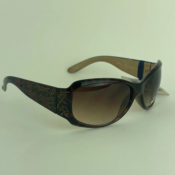 SG00780 NORTHCREST Sunglasses For Women 100% UVA/UVB Rectangular Brown Gradient - Picture 2 of 7